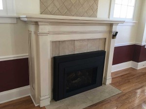 Antiqued Fireplace