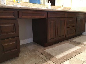Stained Cabinets